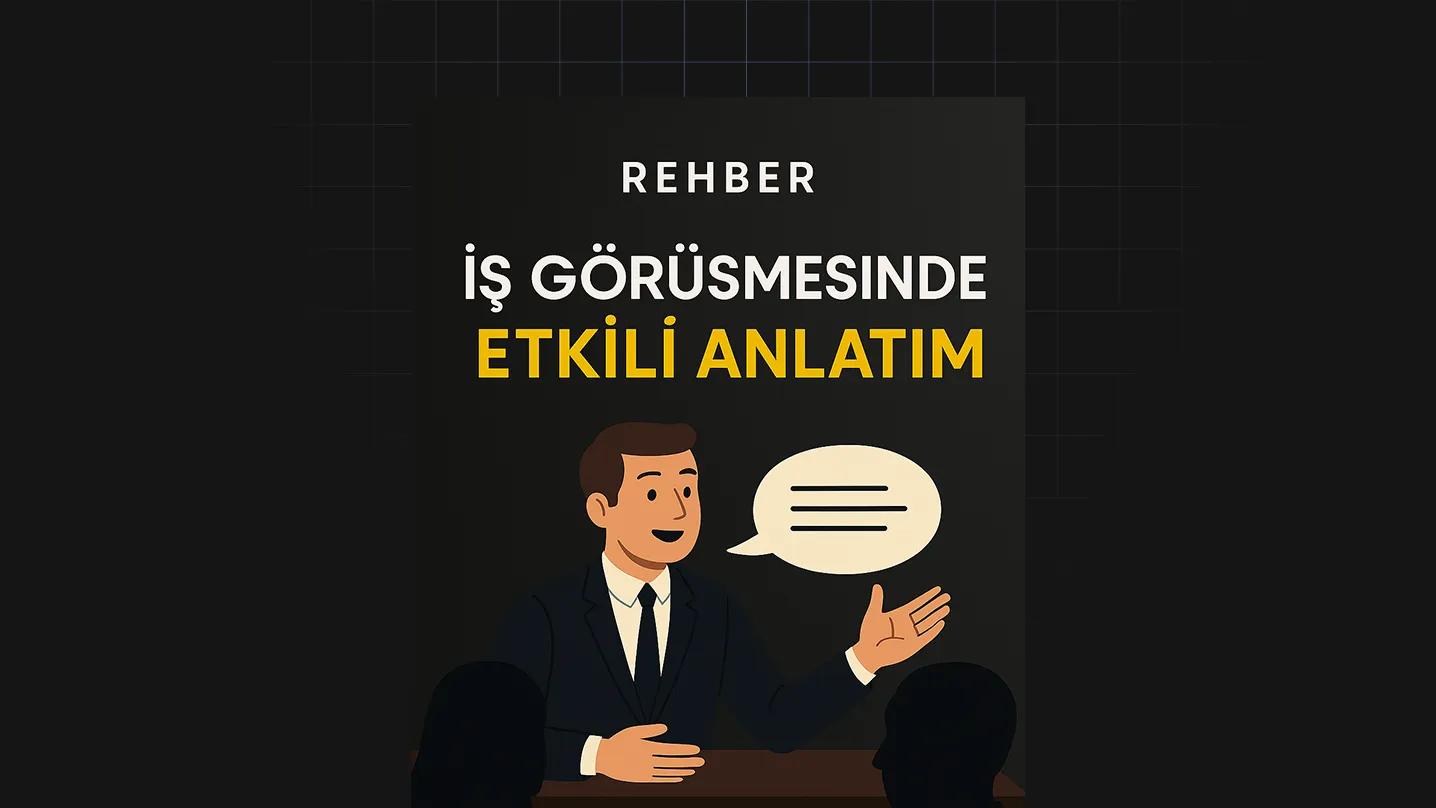 İş Görüşmesinde Etkili Anlatım